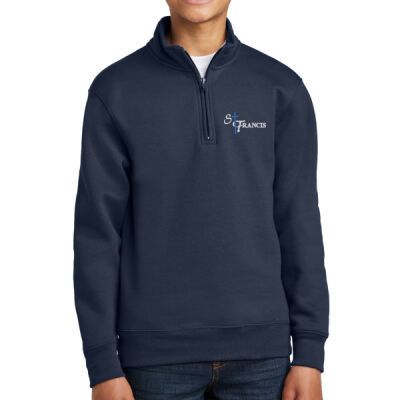 Youth Core Fleece 1/4 Zip Pullover Sweatshirt Thumbnail